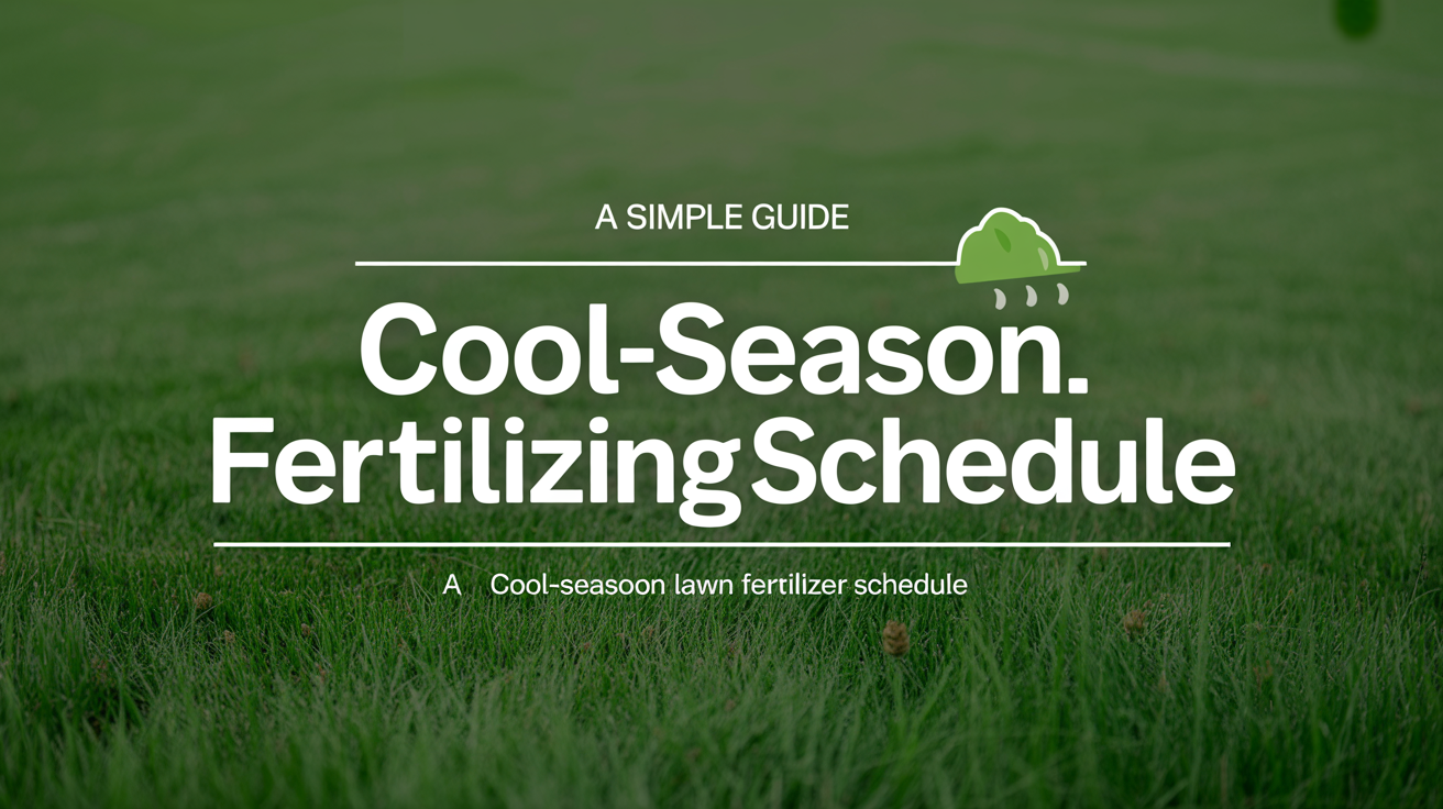 Cool-Season Lawn Fertilizer Schedule