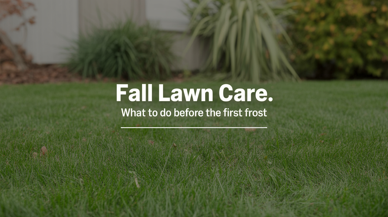 Fall Lawn Care: What to Do Before the First Frost
