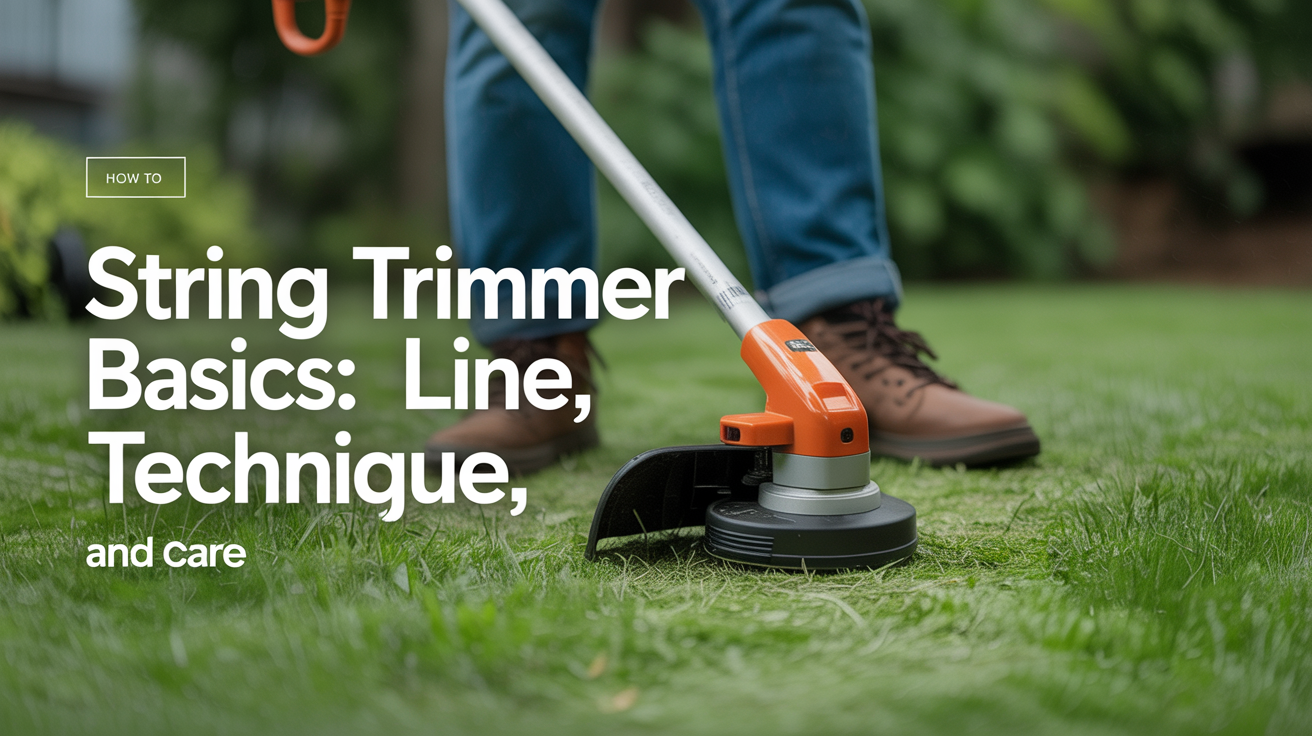 String Trimmer Basics: Line, Technique, and Care